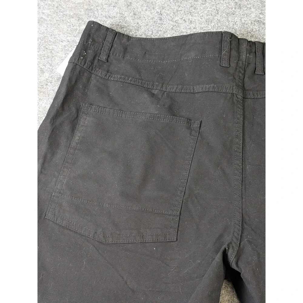 No Boundaries Mens Black Stretch Flat Front Shorts Raw Edge Size 40 NWT